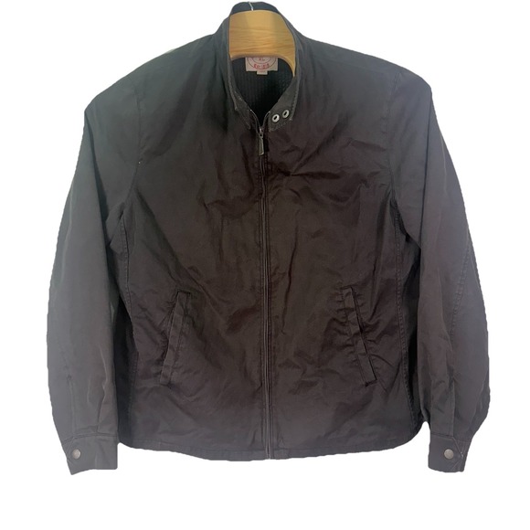 Brooks Brothers‎ Harrington Jacket Mens XL Twill Bomber Windbreaker Full Zip